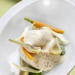 Lobster white pudding